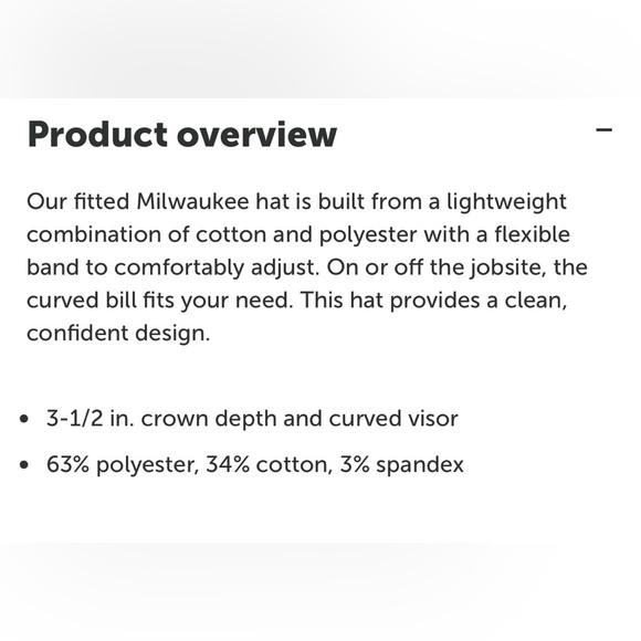 Milwaukee FlexFit Black Fitted Baseball Cap, L/XL - Picture 4 of 9